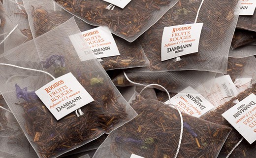 Rooibos Fruits Rouges Tea - cristal sachets - Dammann Frères