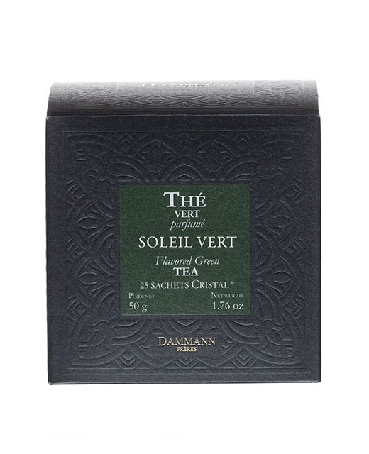 Soleil Vert tea - cristal sachets - Dammann Frères