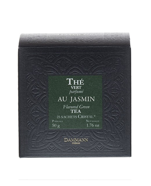 Jasmine Green Tea - cristal sachets - Dammann Frères