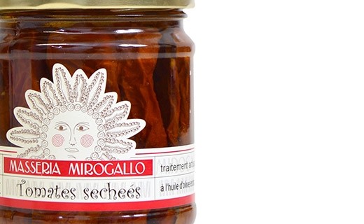 Dried tomatoes in olive oil - Masseria Mirogallo