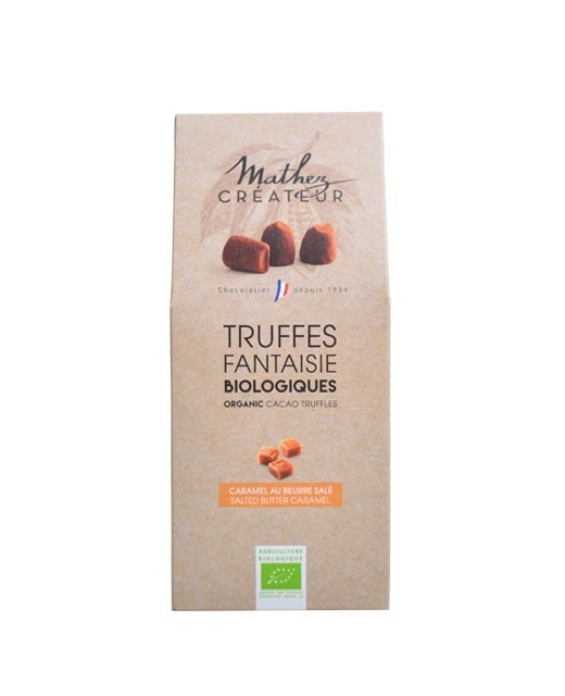 Chocolate Truffles - with salted butter caramel bits - Mathez