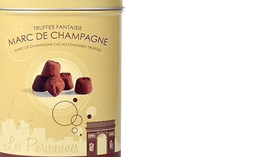 Chocolate truffles - Marc de Champagne - Collection Les Parisiennes - Mathez