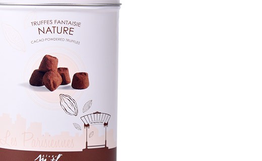 Chocolate truffles - Nature - Collection Les Parisiennes - Mathez