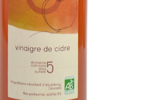 Organic cider vinegar of Normandy - Domaine des Cinq Autels