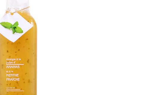 Pineapple pulp and mint Vinegar - Libeluile